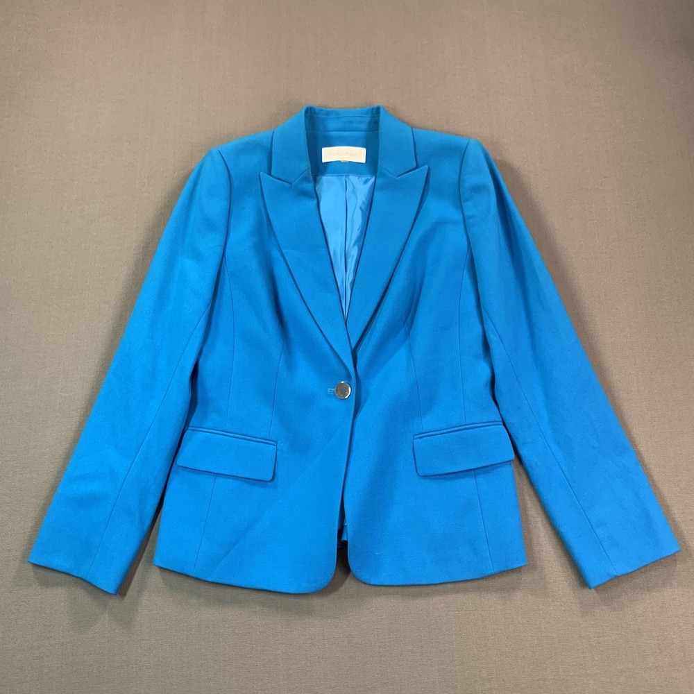 Calvin Klein Blazers Womens 6 Pink & Blue Lined Notch Lapel Classic Lot Of 2 - Picture 12 of 16